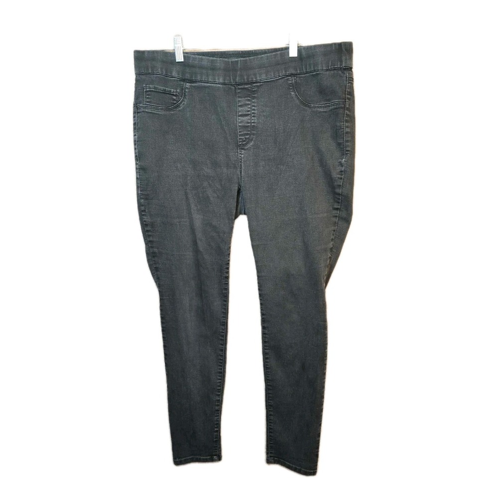 Bandolino GUC Black Skinny Jeans Women's 18W Plus Stretch Denim 👖